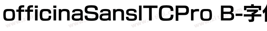 officinaSanslTCPro B字体转换